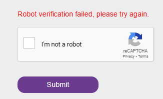 confirm you are not a robot
