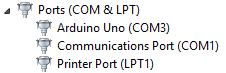 Arduino ports