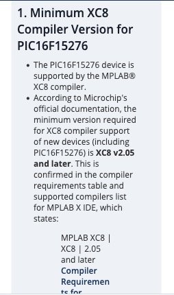 Mimimum XC8 Version required.jpg