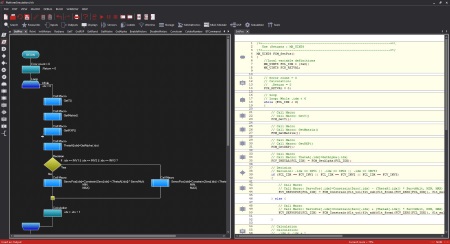Graphical programming screenshot