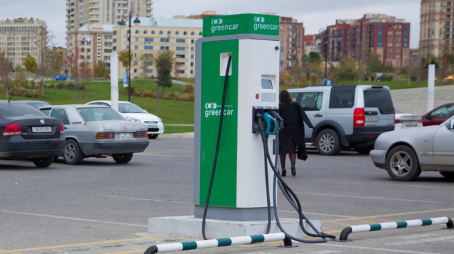 Car charging post