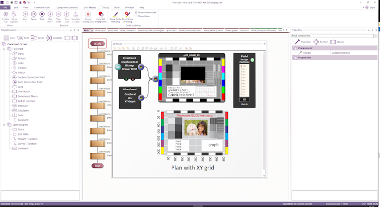 Graphical display design tools