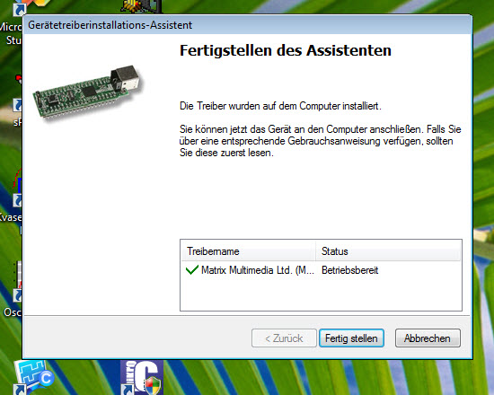 Driver installation
