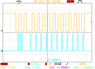 oscilloscope screen shot