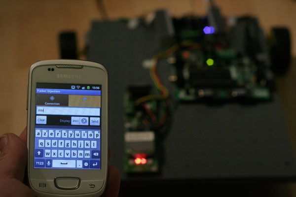 tests with packet injection