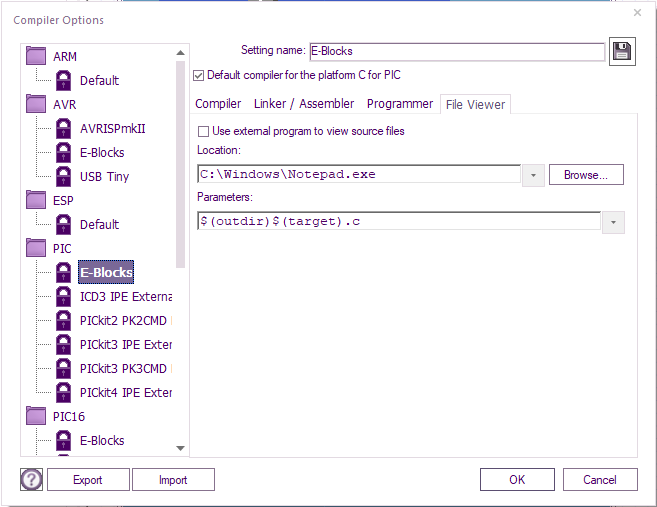 Gen Compiler Options File Viewer PIC.png