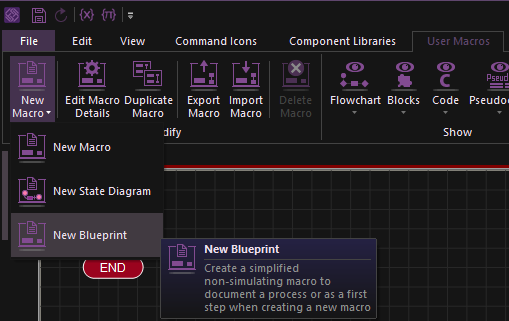 File:NewBlueprint(via menu).png - Flowcode Help