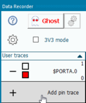 Adding pins to the Data Recorder