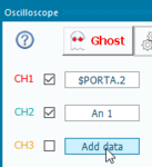 Adding pins to the Oscilloscope